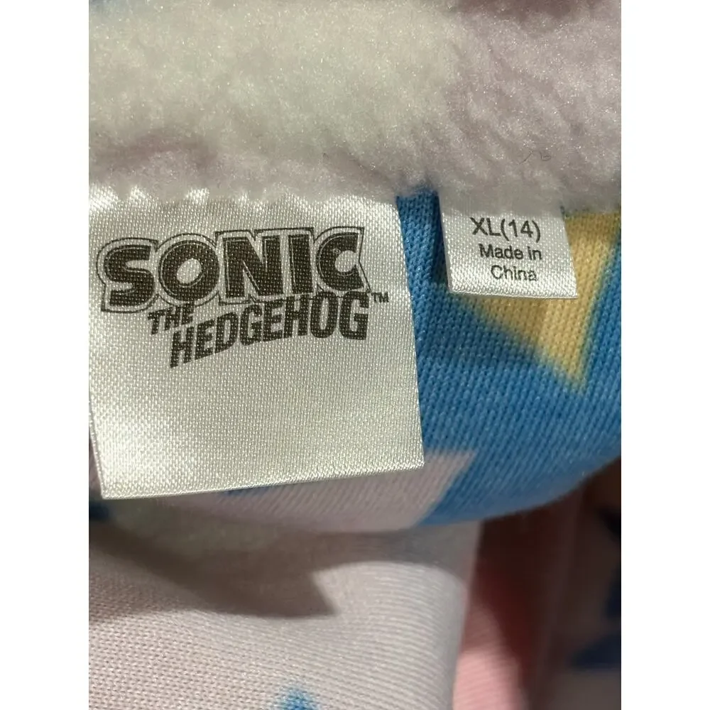 Sonic The Hedgehog Girl's Fleece Jacket, Pink, Sz XL (14), NWT